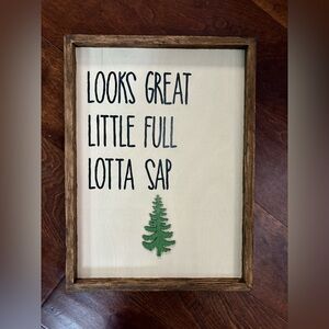 🎄2/$16 Holiday Wooden Sign with Tree Design